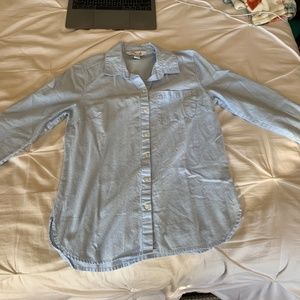 Old Navy Classic Shirt, Blue, Small